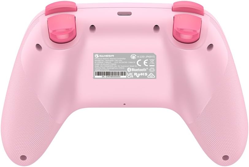 The GameSir Nova Lite Pink Wireless PC Switch iOS Android Controller Device Only - Product View 2 available from Rouge Technologies