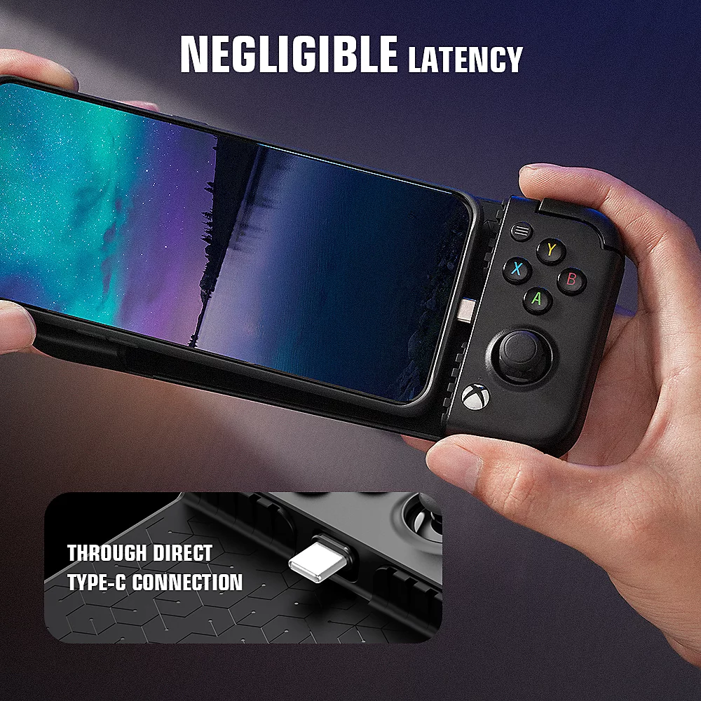 The GameSir X2 Pro Android Mobile Cloud Controller Black USB C Hall Effect - Product View 4 available from Rouge Technologies