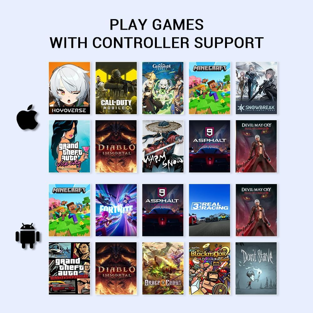 The GameSir X5 Lite Android Mobile Gaming Controller Hall Effect USB C Black - Product View 6 available from Rouge Technologies
