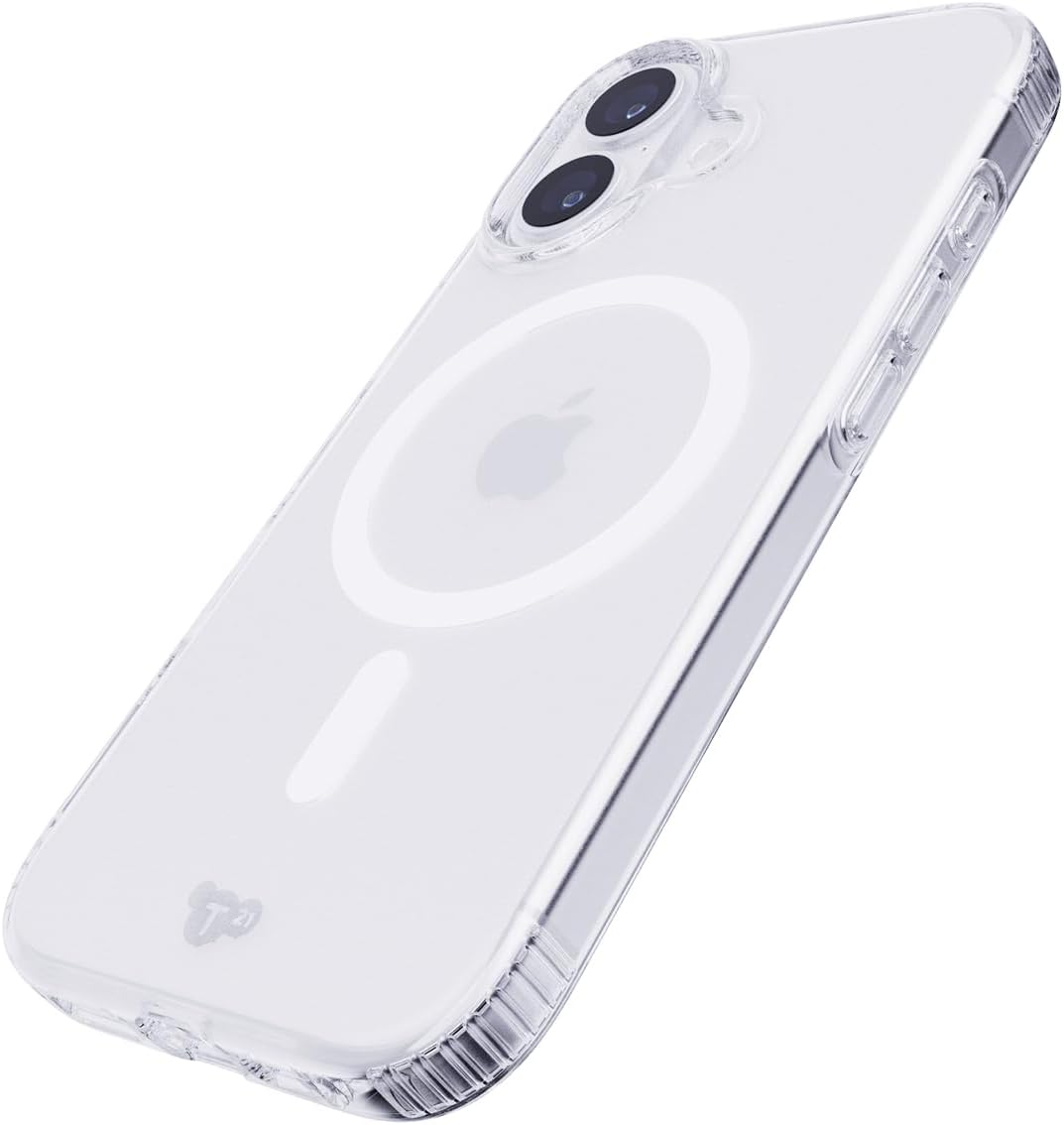 The Tech21 EvoLite iPhone 17 Clear MagSafe Case 10ft Drop Protection Slim Cover - Product View 3 available from Rouge Technologies