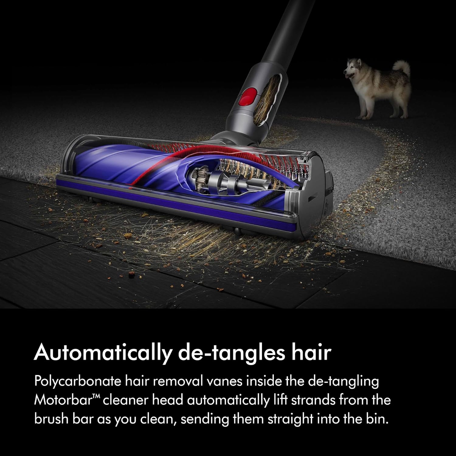 The Dyson V8 Origin Cordless Vacuum Cleaner 130 AW De Tangling Motorbar New Sealed - Product View 3 available from Rouge Technologies