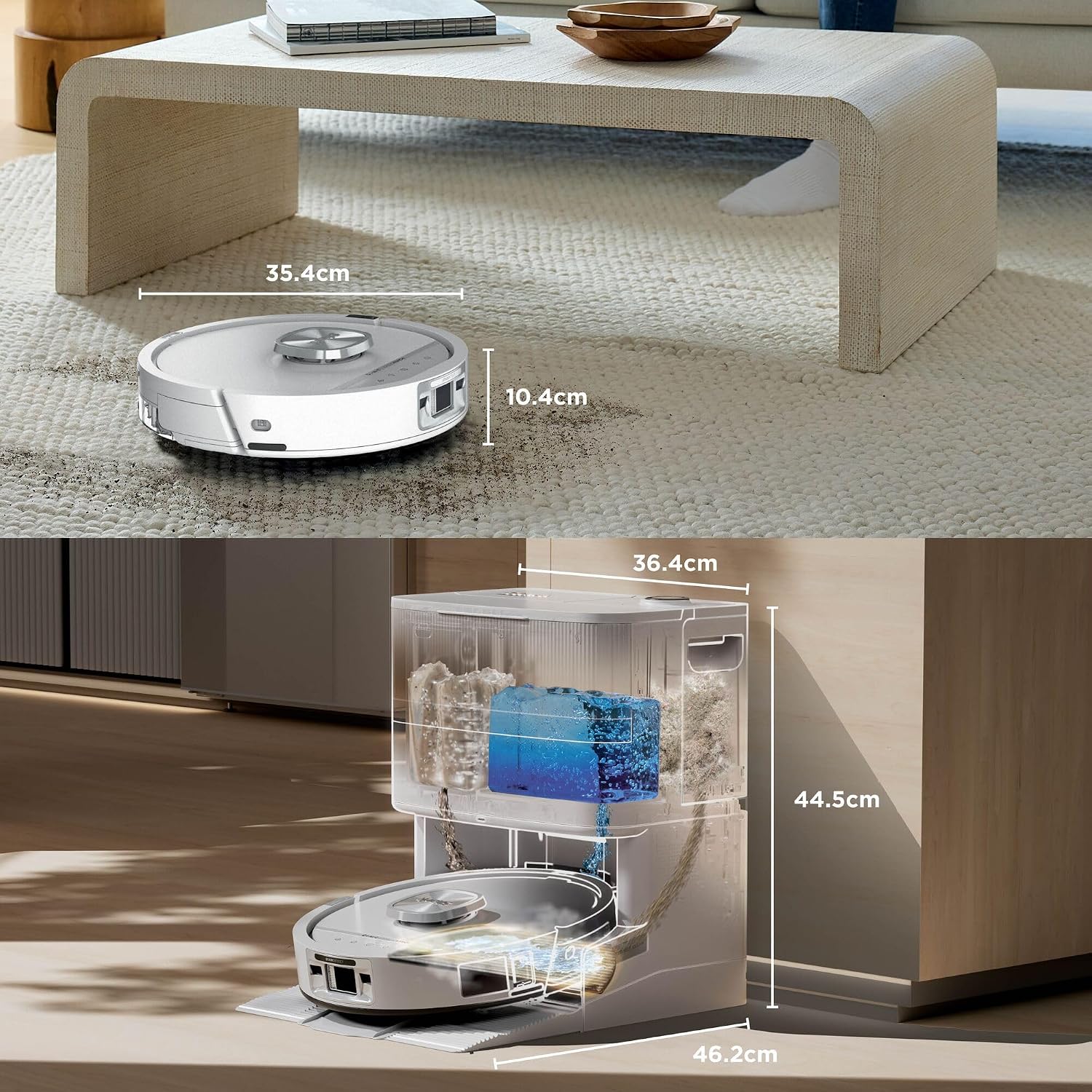 The Shark PowerDetect UV Reveal Robot 2 in 1 Mop Vacuum White AV3010XEUKWH - Product View 11 available from Rouge Technologies