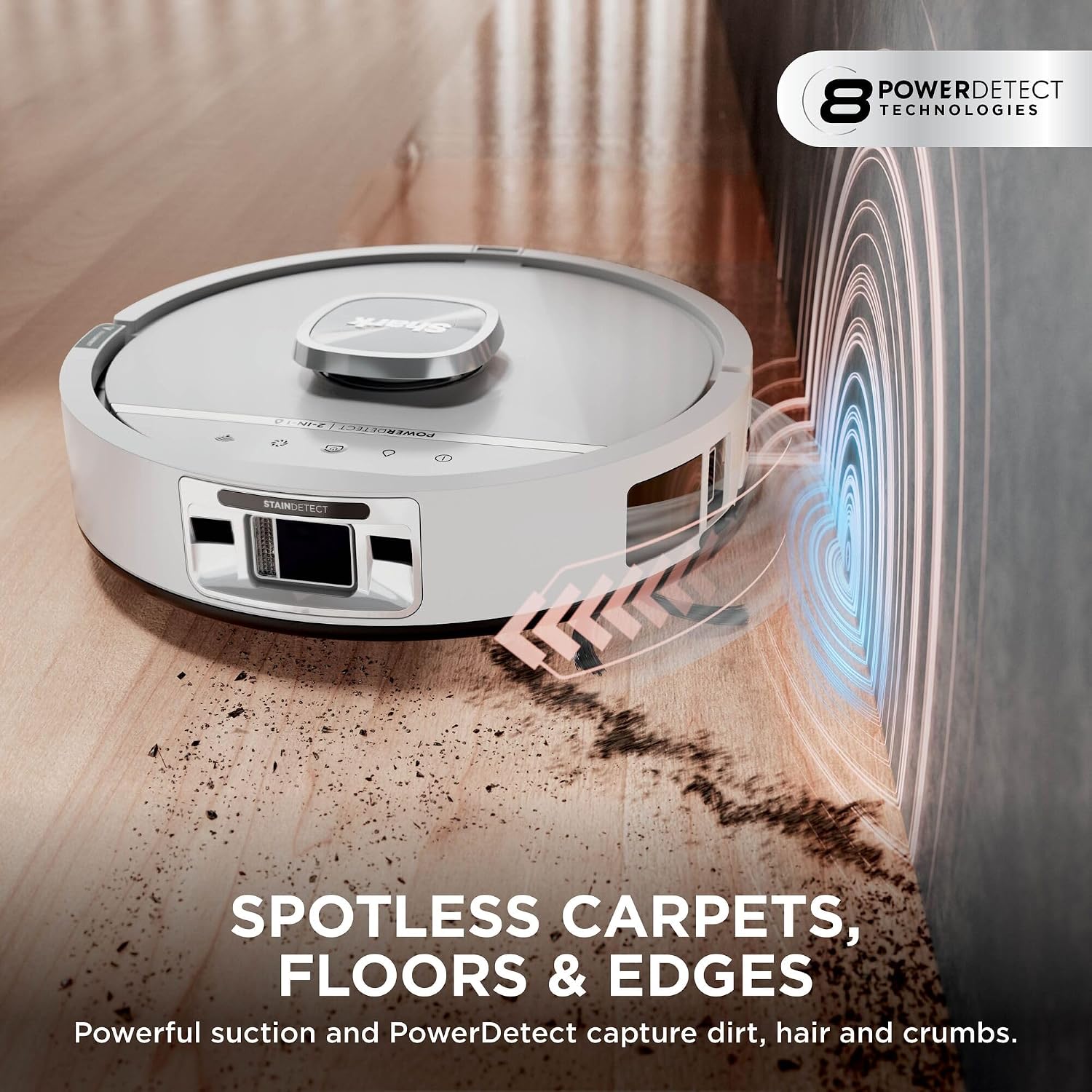 The Shark PowerDetect UV Reveal Robot 2 in 1 Mop Vacuum White AV3010XEUKWH - Product View 8 available from Rouge Technologies