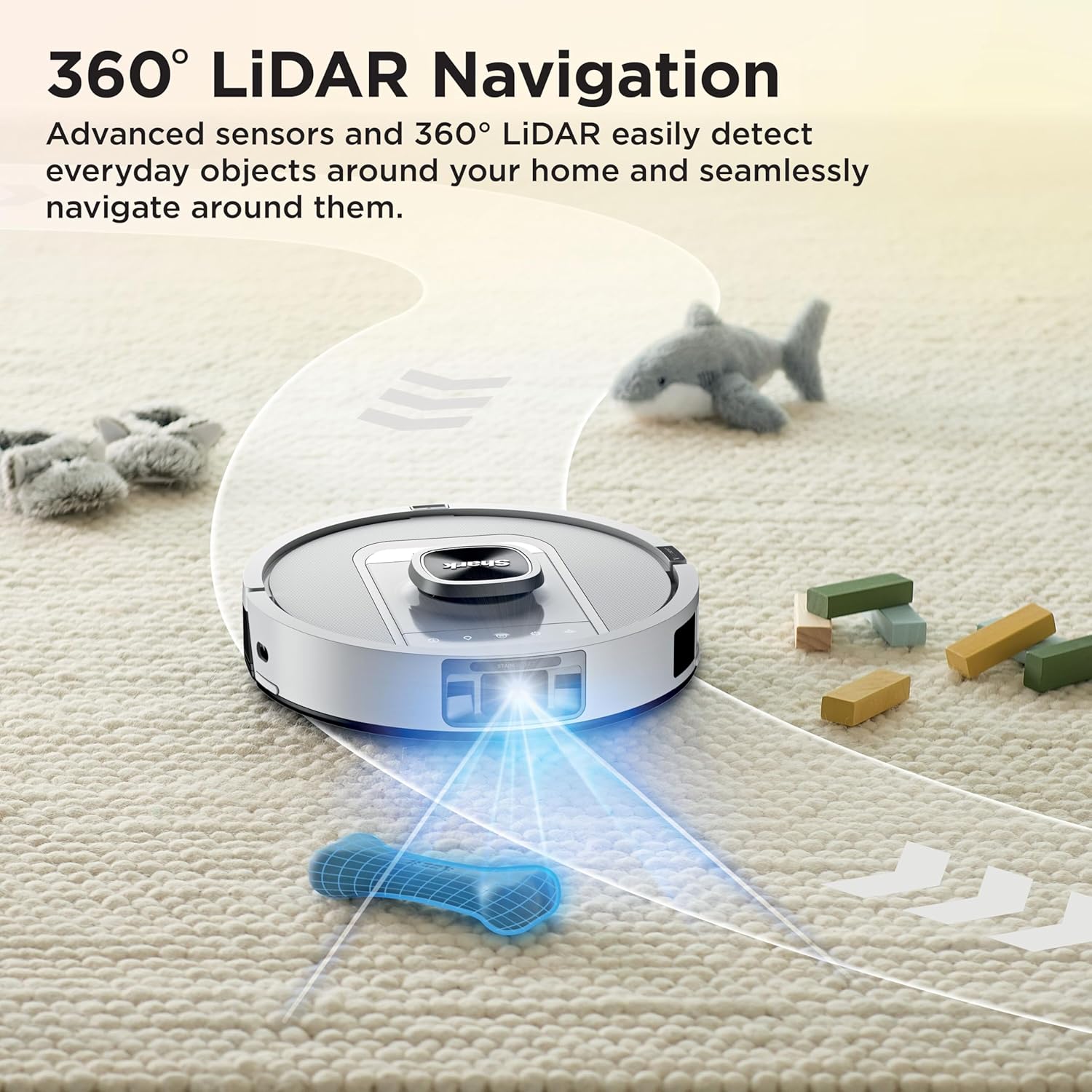 The Shark ThermaCharged PowerDetect Wet Dry Robot Vacuum White Gold AV2920XEUKWH - Product View 7 available from Rouge Technologies