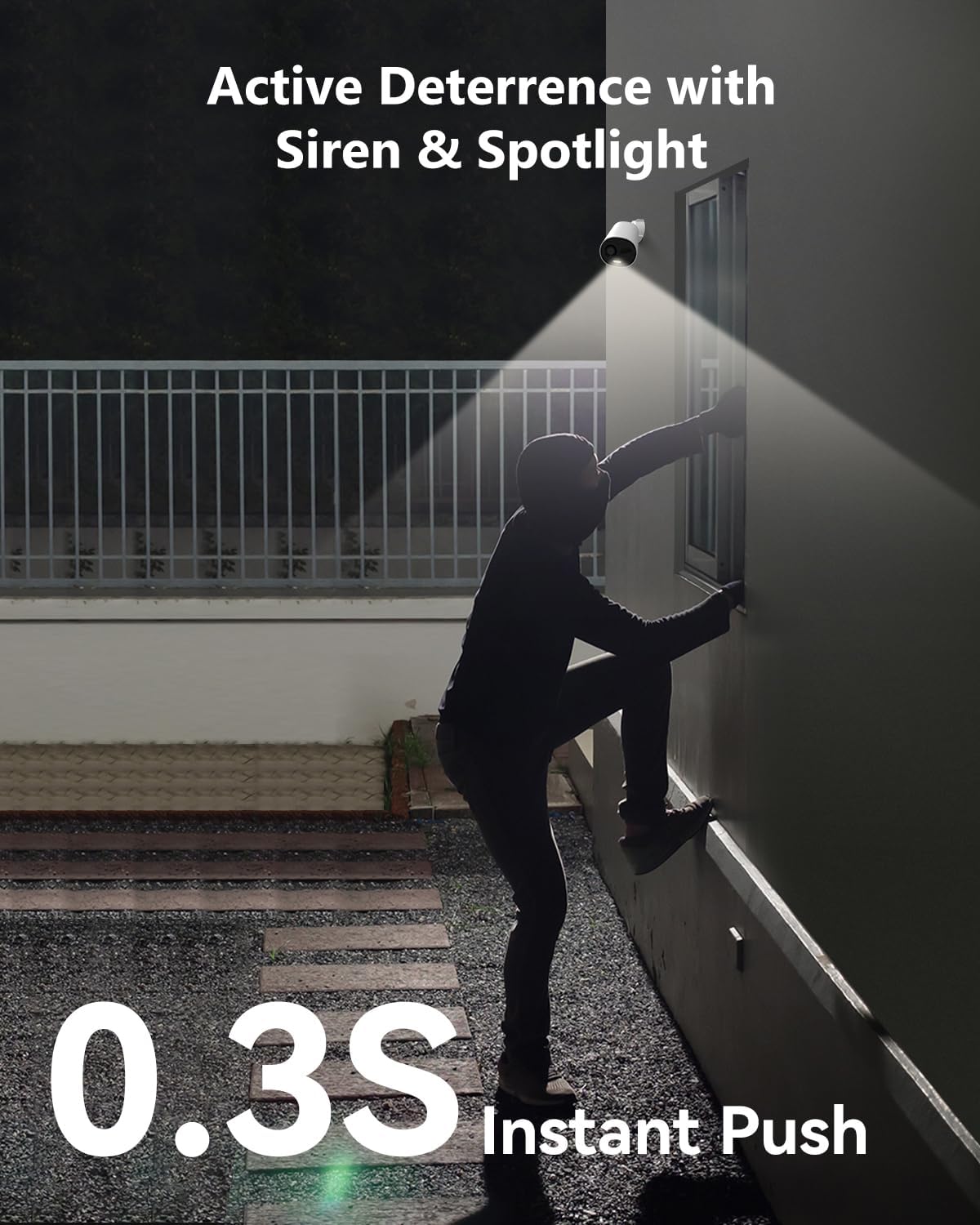 The Imou 2K Security Camera Outdoor CCTV Indoor Color Night Spotlight IP66 Alexa - Product View 5 available from Rouge Technologies