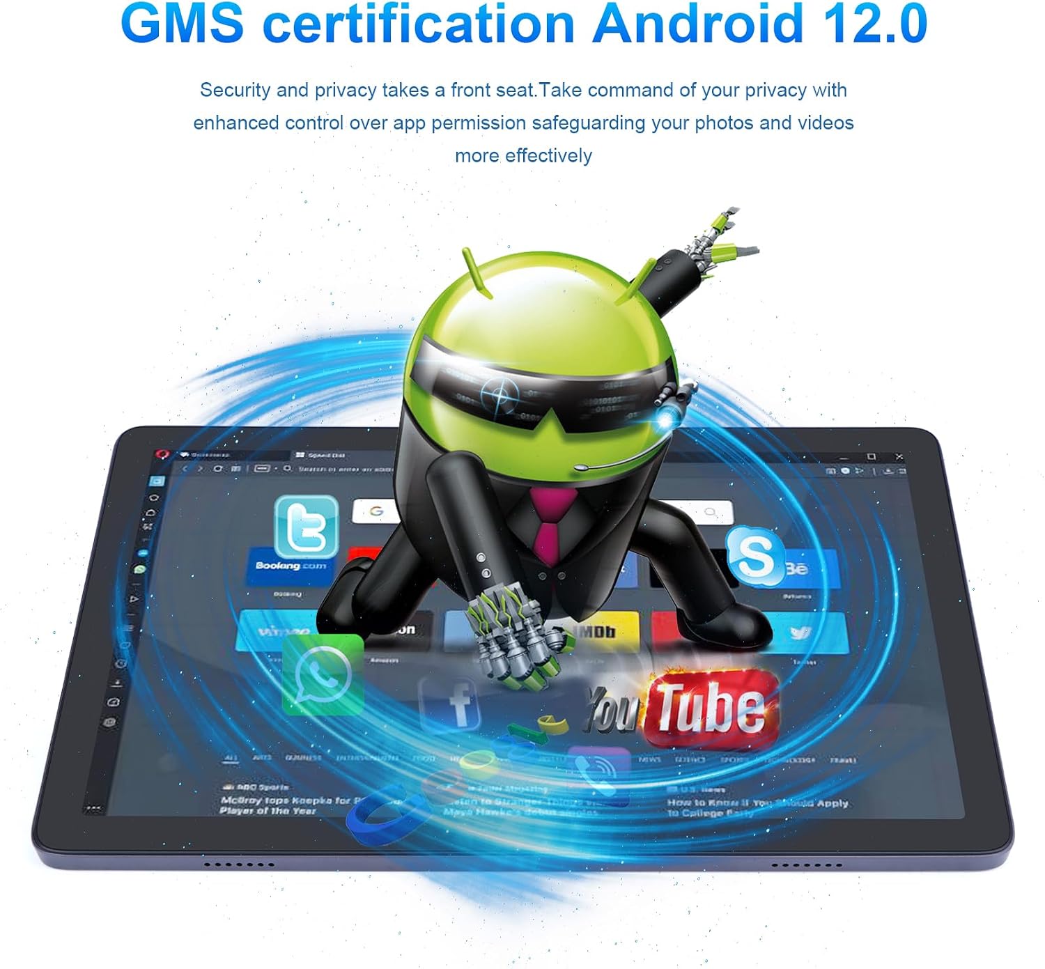 The C Idea 10.1inch Tablet Android Tablet PC FHD Screen 8MP+13MP Camera 5H Battery - Product View 2 available from Rouge Technologies
