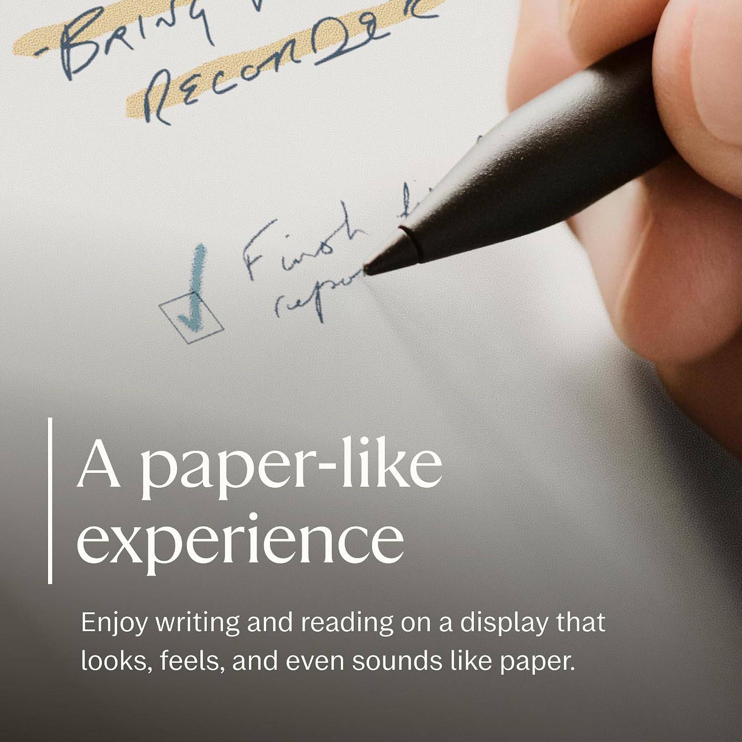 The reMarkable Paper Pro Move Portable Tablet 7.8 Marker Plus and Basalt Book Folio - Product View 4 available from Rouge Technologies