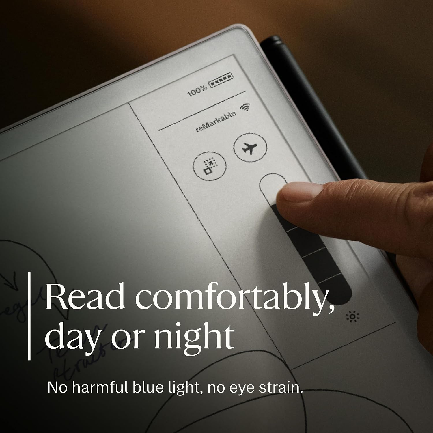 The reMarkable Paper Pro Move Portable Tablet 7.8 Marker Plus and Basalt Book Folio - Product View 9 available from Rouge Technologies